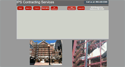 Desktop Screenshot of ipscontracting.com